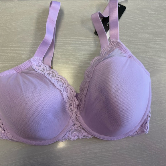 Natori 741299 Women Size 32D Feathers full figure‎ underwire Lilac New - Picture 1 of 5